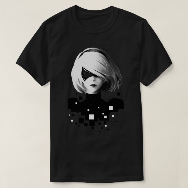 2B und Pixel T-Shirt (Design vorne)