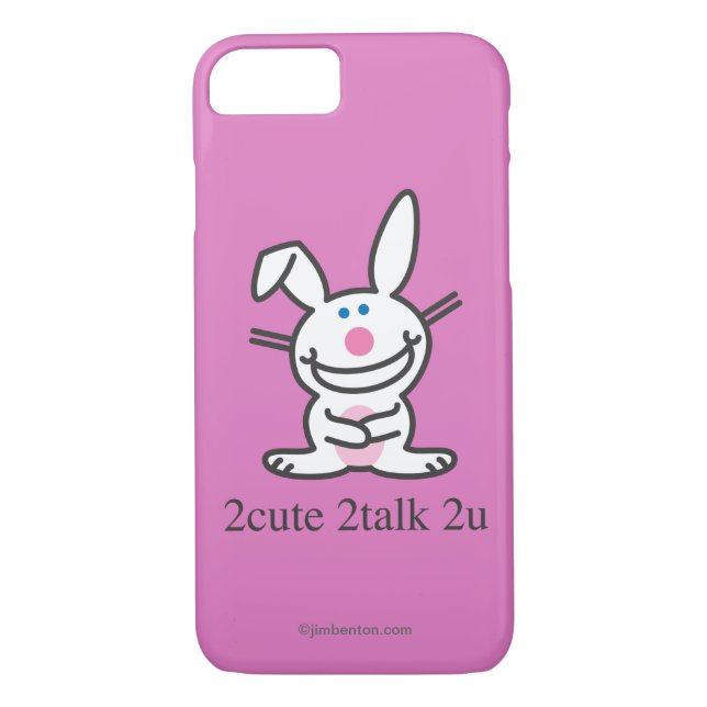 2cute 2talk 2u Case-Mate iPhone hülle (Rückseite)