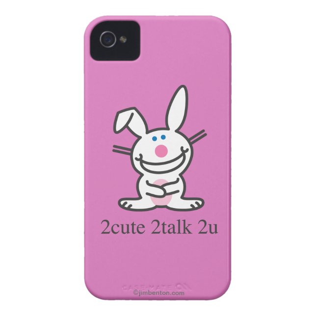 2cute 2talk 2u Case-Mate iPhone hülle (Rückseite)