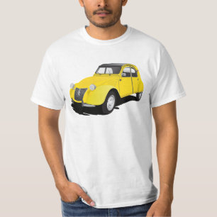 2CV (deux chevaux) gelb T-Shirt