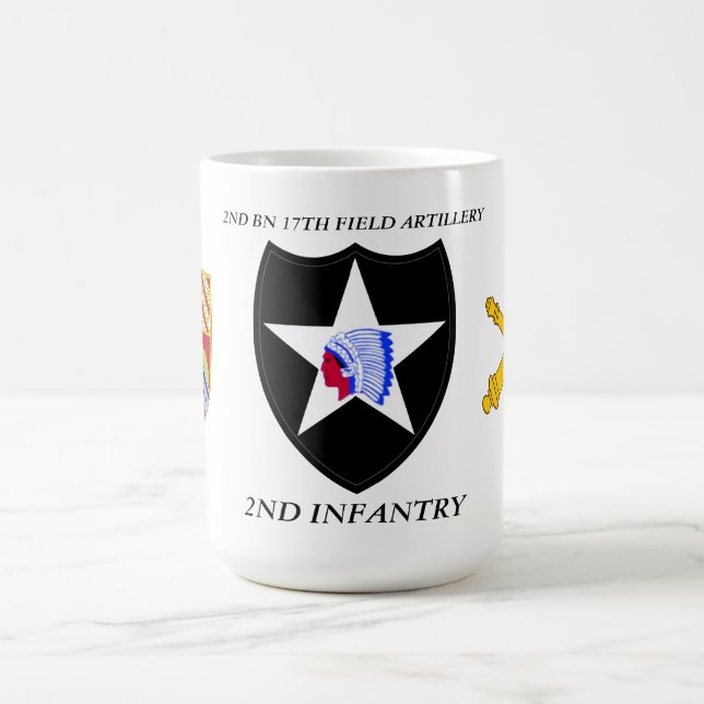2D BN 17. FELDKÜNSTLER 2ND INFANTRIEDIVISION KAFFEETASSE (Mittel)