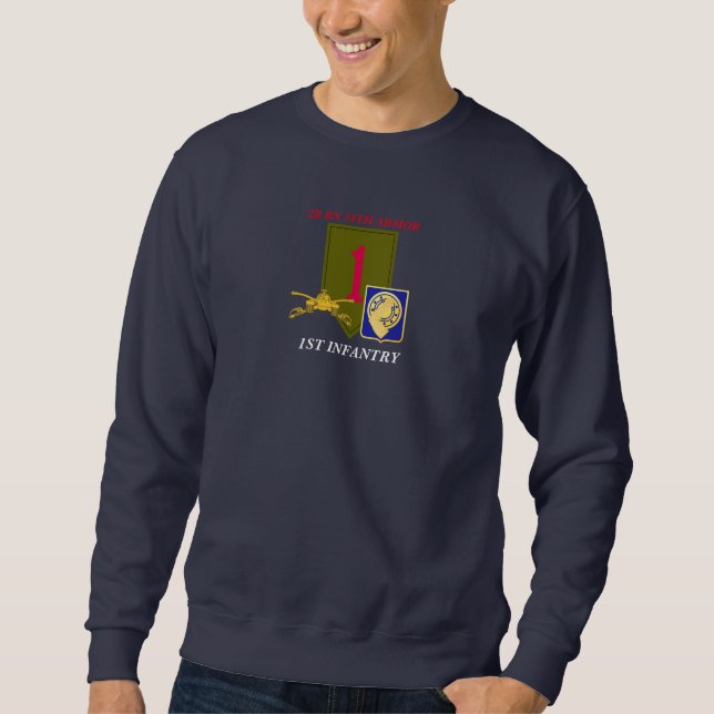 2D BN-34. RÜSTUNGS-1. INFANTERIE-SWEATSHIRT SWEATSHIRT (Vorderseite)