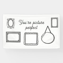 2D Comic Style Foto Stand Hintergrund Banner