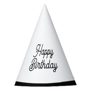 2D Comic Style Geburtstag Partyhütchen