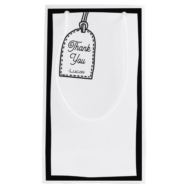 2D Comic Style Party Kleine Geschenktüte (Vorderseite)