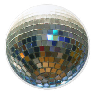 2D Grafik des Disco-Balls Keramikknauf
