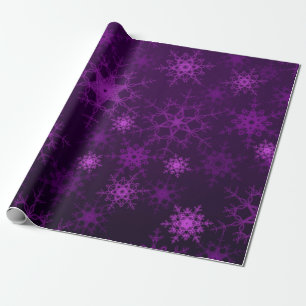 2D-Illustration. Abstrakte Schneeflocken. Heiliger Geschenkpapier