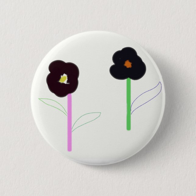 2flowers button (Vorderseite)