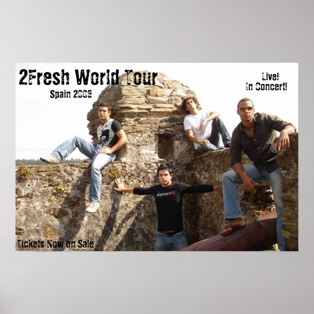 2Fresh World Tour Poster (Vorne)