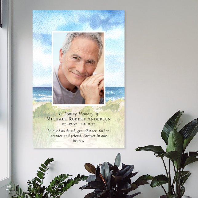 2ftx3ft Strand-Foto-Tribut-Trauer-Gedenkfeier Poster (Von Creator hochgeladen)