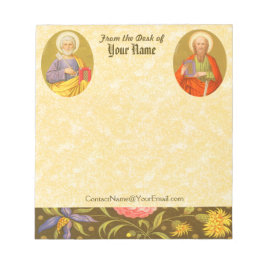 2für1: SS. Peter & Paul (PL 07 & 06) 5,5"x6" Notizblock