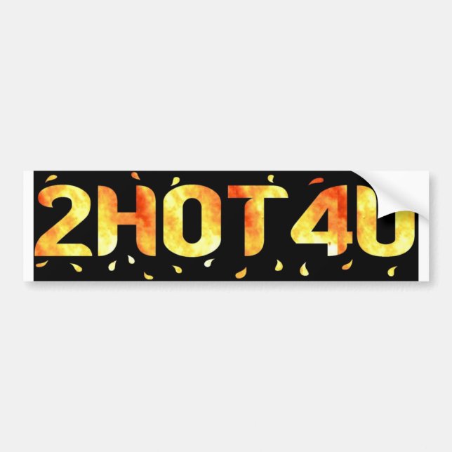 2HOT4U AUTOAUFKLEBER (Vorne)