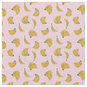(2in) Coole Abbildungen von Bananen mit rosa Hinte Stoff