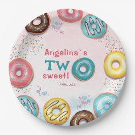 2nd birthday paper plates. pappteller