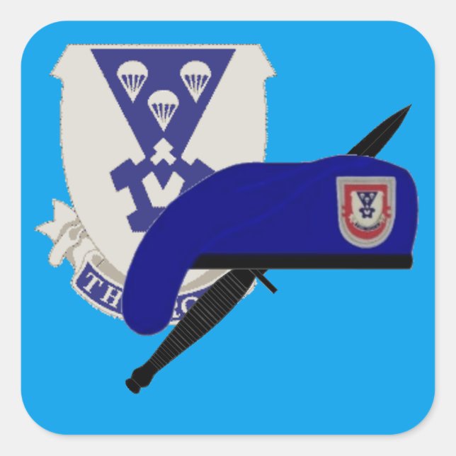 2ND BN 503D INFANTRY 101ST IM FLUGZEUG STICKER (Vorderseite)