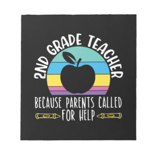 2nd Grad Teacher Shirts I Love My Second Graders Notizblock