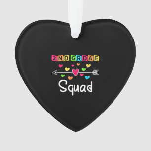 2nd Grad Teacher Shirts School Team Zweiter Grad Ornament