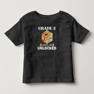 2nd Grad Unlocked Level Up Back To School First Kleinkind T-shirt