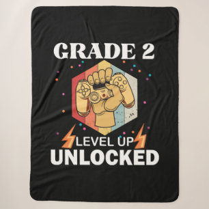 2nd Grad Unlocked Level Up Back To School First Sherpadecke