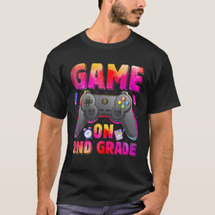 2nd Grade Gamer Funny Designs für Zurück zur Schul T-Shirt