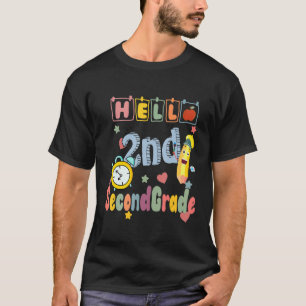 2nd Grade Hello Second Grade Team Back To School T T-Shirt