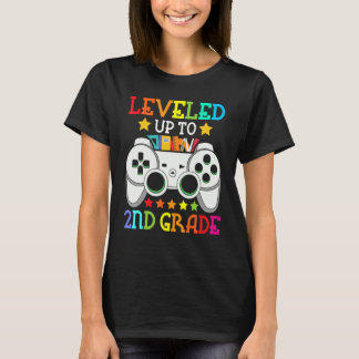2nd Grade Level Unlocked Video Game Back To School T-Shirt