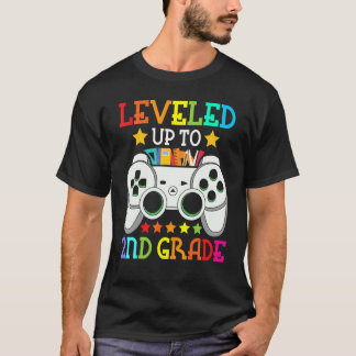 2nd Grade Level Unlocked Video Game Back To School T-Shirt