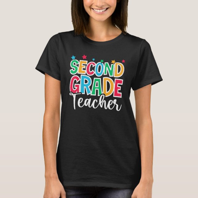2nd Grade Teacher First Day of School Welcome Back T-Shirt (Vorderseite)