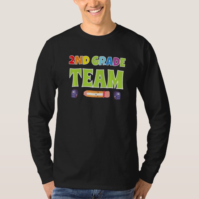 2nd Grade Team Second Grade 2nd Class Boys T-Shirt (Vorderseite)