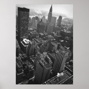 2nd May 1961: The Chrysler building in New York Poster