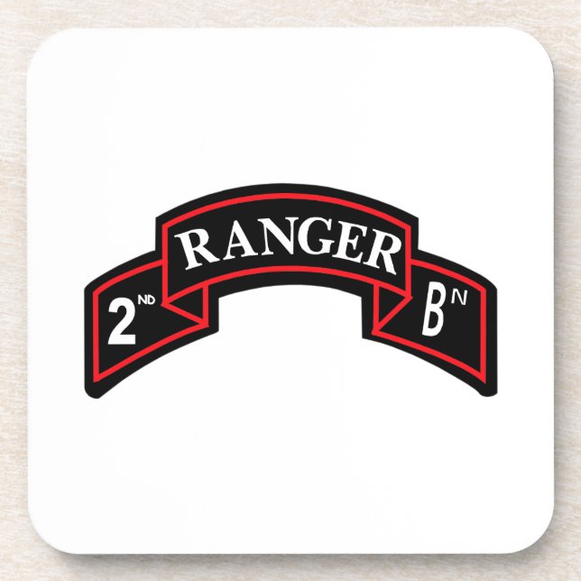 2nd Ranger Battalion - 2. Ranger-Bataillon Getränkeuntersetzer (Vorderseite)