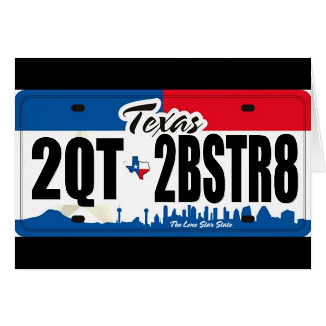 2QT2BSTR8:  Texas (Vorderseite (Horizontal))