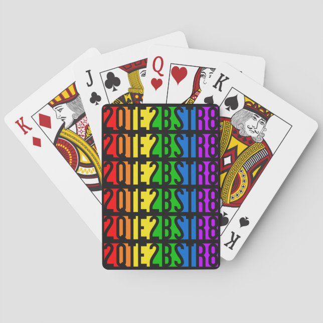 2QTE2BSTR8-Spielkarten Spielkarten (Rückseite)
