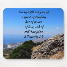 2Timothy 1:7 Geist der Zaghaftigkeit Gewohnte Bibe