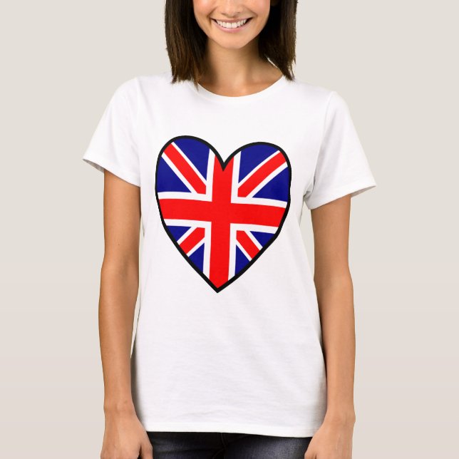 2unionjackheart T-Shirt (Vorderseite)