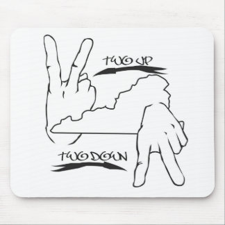 2up 2dn Mausunterlage Mousepad