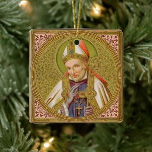 2x St. Alphonsus Liguori (SNV 02) (Quadrat) Keramikornament