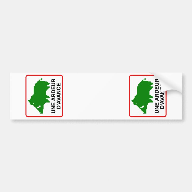 2x STICKER BEFÖRDERT WILDSCHWEIN verstellbar Autoaufkleber (Vorne)
