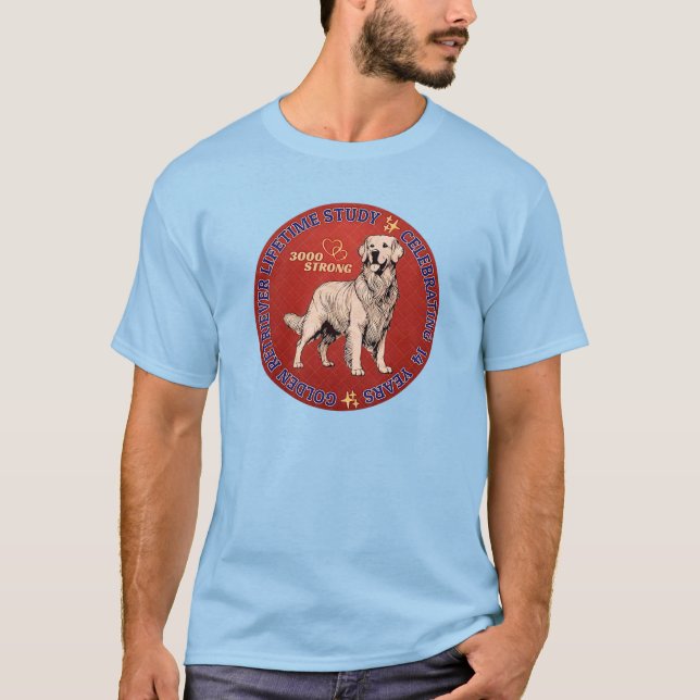 3000 Starker roter Kreis T-Shirt (Vorderseite)