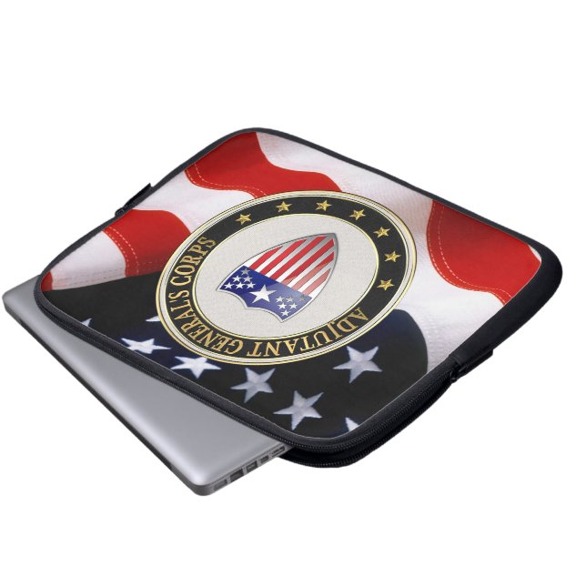 [300] Abzweigsinsignien des Generalanwalts [3D] Laptopschutzhülle (Vorne Knopf)