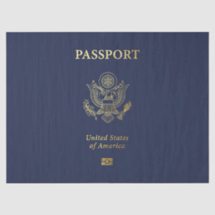 [300] American Passport Cover Seidenpapier