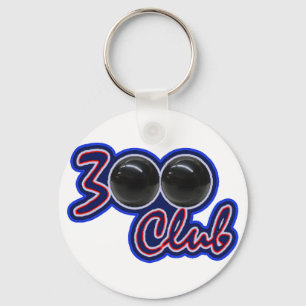 300 CLUB - PERFEKTES SPIEL IM BOWLING (BLAU) SCHLÜSSELANHÄNGER