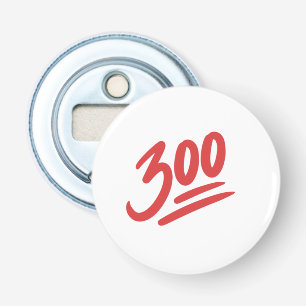 300 Emoji   Bowling Perfect Game Score Flaschenöffner