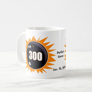 300 Game Orange & Black Kaffeetasse