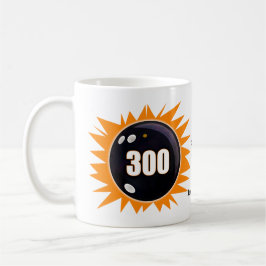 300 Game Orange & Black Kaffeetasse