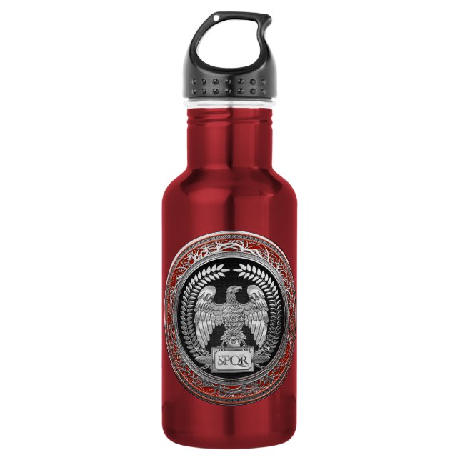 [300] Kaiseradler Silver Edelstahlflasche (Vorderseite)