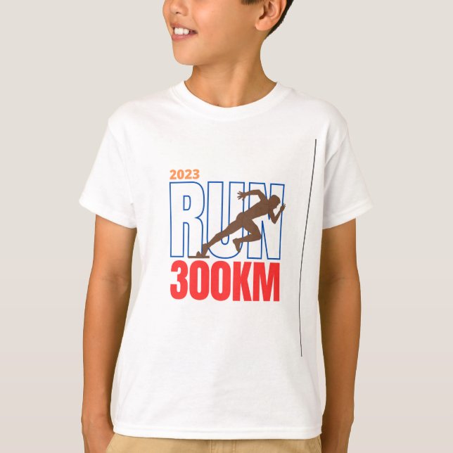 300 KM-T - Shirt AUSFÜHREN (Vorderseite)