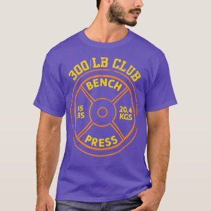 300 lbs Pfund Bench Press Club Gym Weightlift T-Shirt