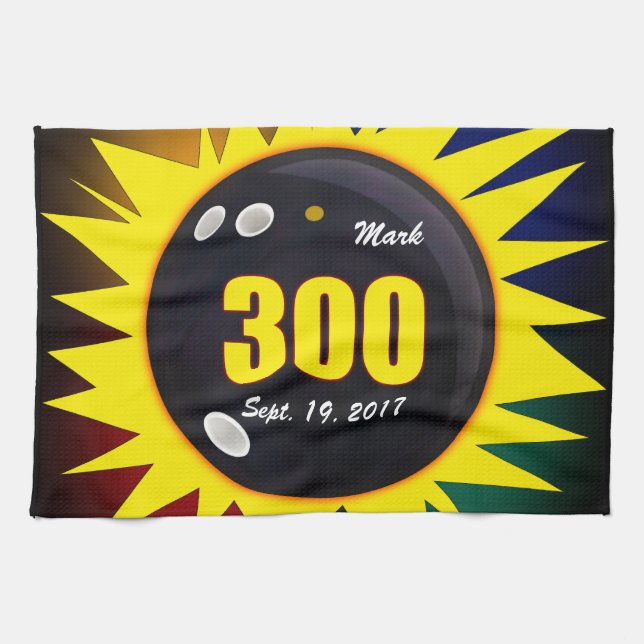 300 Perfect Game Custom-Tuch Handtuch (Horizontal)