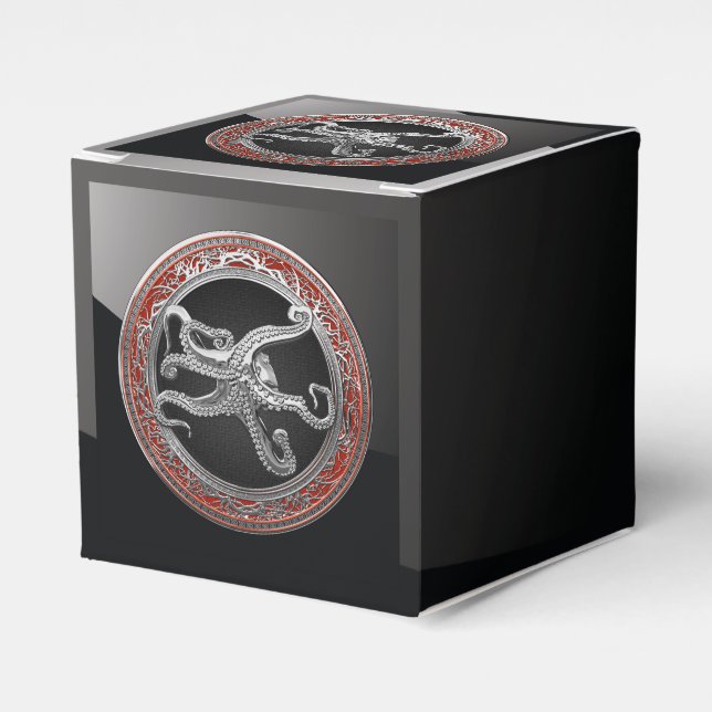 [300] Sacred Silver Octopus in Defensive Posture Geschenkschachtel (Vorderseite)